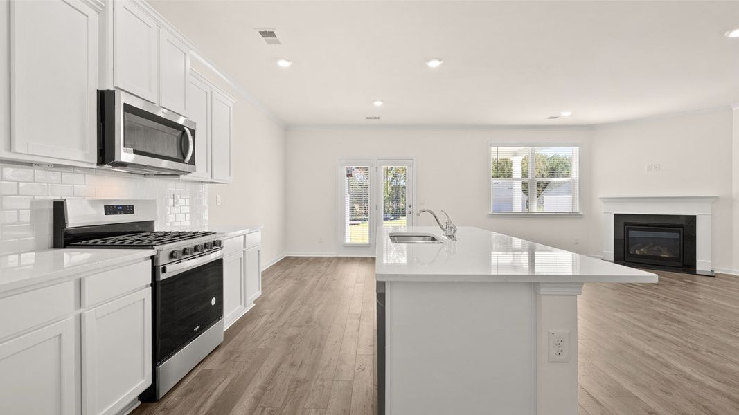 Representative furnished interior of a home built from the Iberville by D.R. Horton in Independence, Loganville (Image 5).