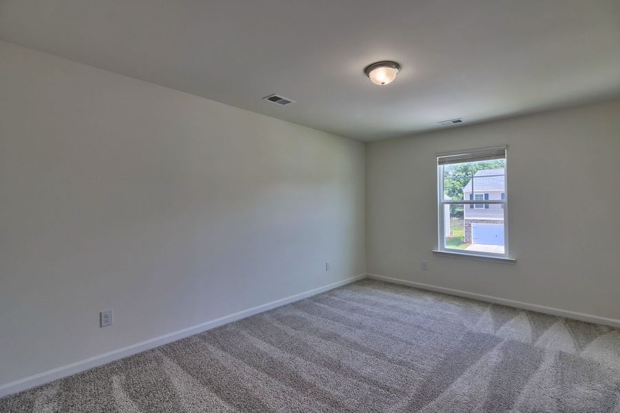 Representative unfurnished interior of a home built from the Kelsey by Great Southern Homes in Champions Village at Cherry Hill, Pendleton (Image 25). Representative unfurnished interior of a home built from the Kelsey by Great Southern Homes in Champions Village at Cherry Hill, Pendleton (Image 25).