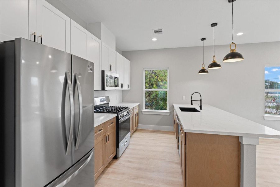 Furnished interior view inside a new home in , Houston (Image 9).