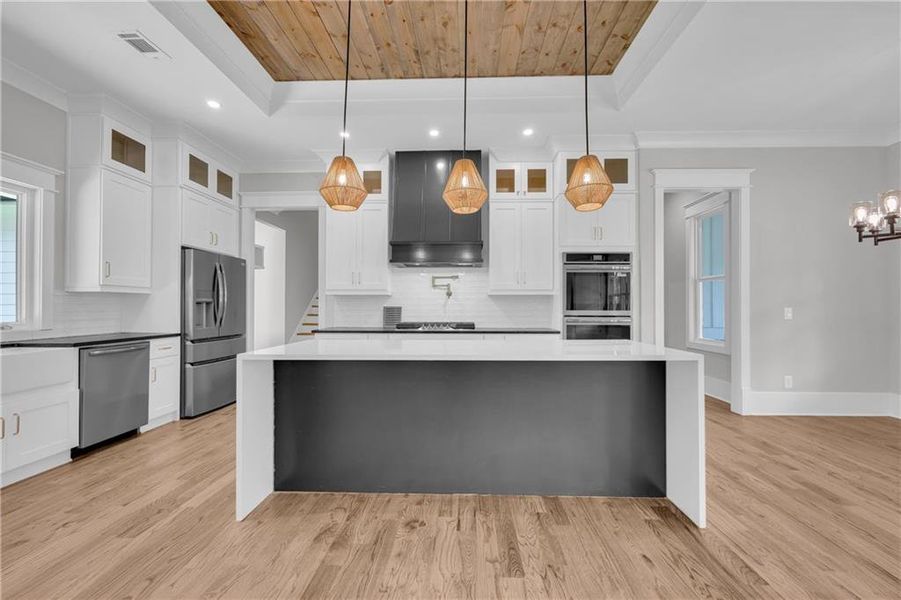 Furnished interior view inside a new home in , Monroe (Image 52).