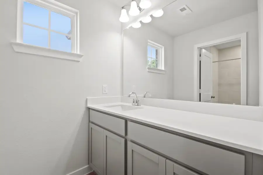 Furnished interior view inside a new home in The Woodlands Hills, Willis (Image 3). Furnished interior view inside a new home in The Woodlands Hills, Willis (Image 3).