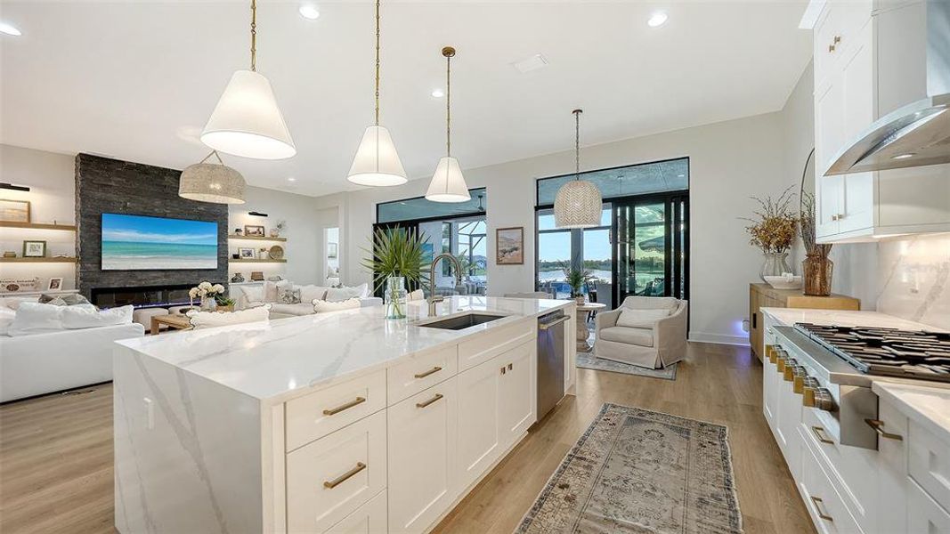 Furnished interior view inside a new home in , Sarasota (Image 11).