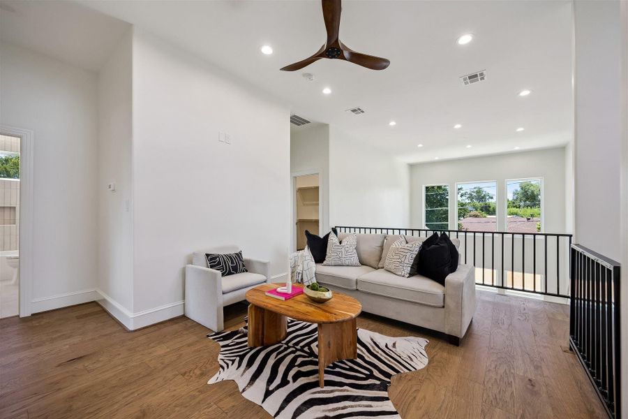 Furnished interior view inside a new home in , Houston (Image 30).