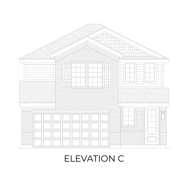 Representative rendering of the exterior for the Washington F by First Texas Homes (Image 6). Representative rendering of the exterior for the Washington F by First Texas Homes (Image 6).