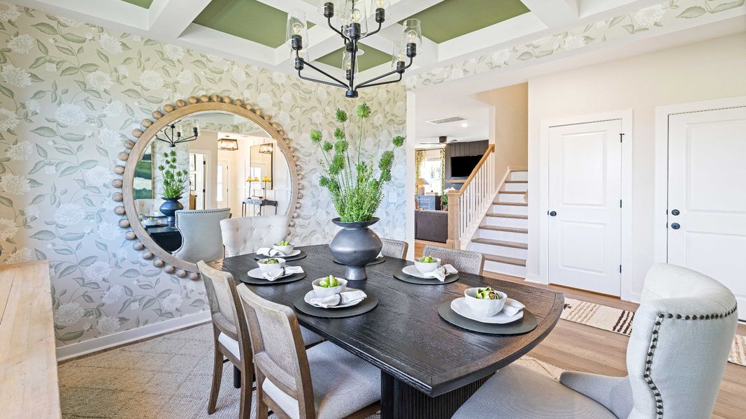 Furnished interior view inside a new home in Cottages of Bearwood, Mount Pleasant (Image 8).