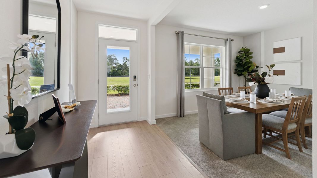 Representative furnished interior of a home built from the HAYDEN by D.R. Horton in Wynwood, Ocoee (Image 4).