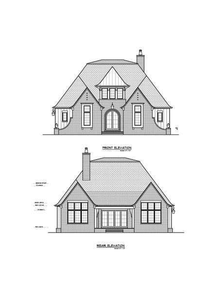 Exterior rendering of this home design in , Sherrills Ford, NC (Image 3).