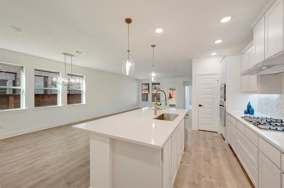 Furnished interior view inside a new home in Solterra - Garden Series, Mesquite (Image 12).