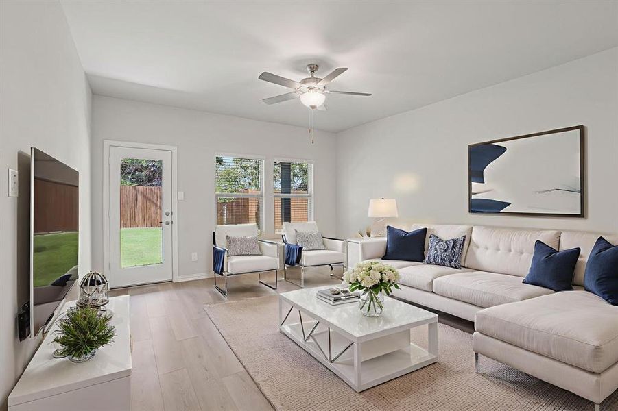 Photo is not of the actual home, but is an inspirational photo of builder’s model home and may depict options, furnishings, and/or decorator features that are not included.