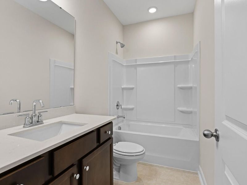 Furnished interior view inside a new home in Sage on North Main, Wake Forest (Image 8).
