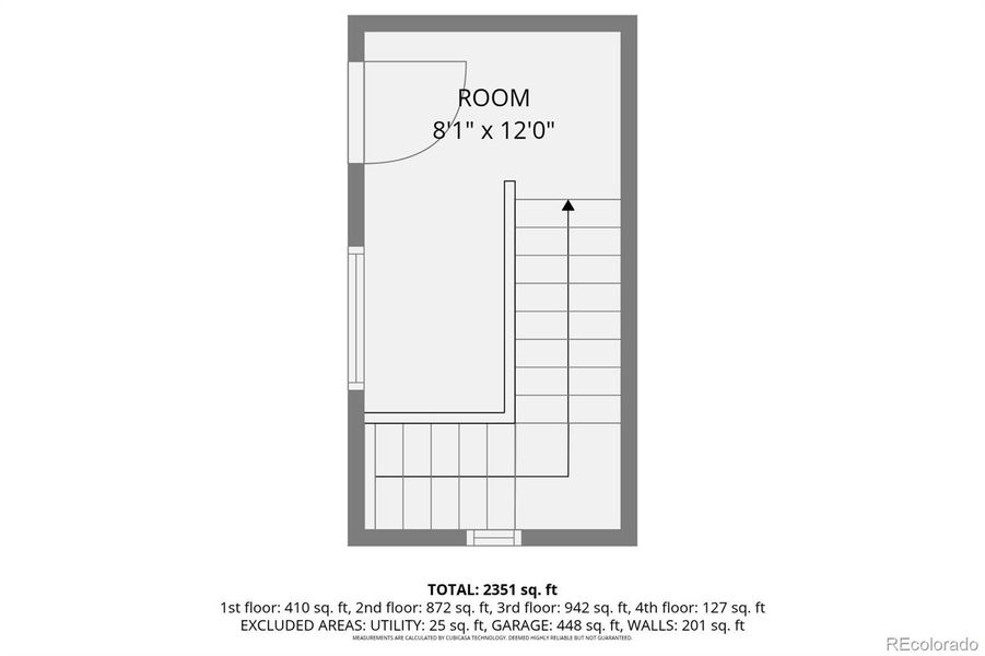 2D floor plan layout of this home in , Broomfield, CO (Image 26).