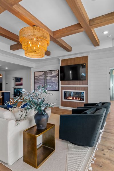 Representative furnished interior of a home built from the The Surfrider by Chesapeake Homes in Coastal Club of the Carolinas, Calabash (Image 49).
