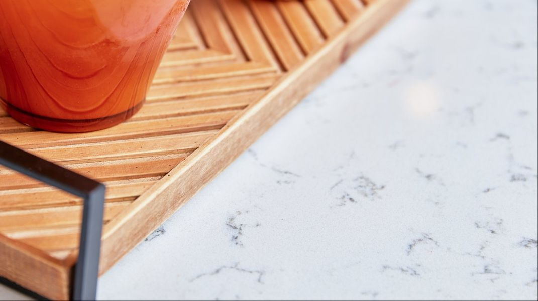 Kitchen countertop closeup