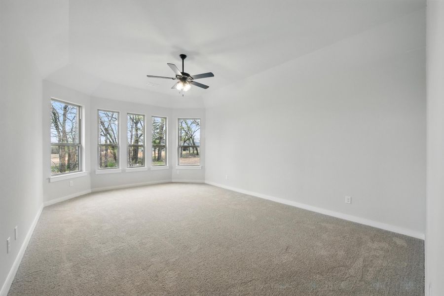 Representative unfurnished interior of a home built from the McKinley II by Cheldan Homes in Terra Vista Estates, Springtown (Image 17).