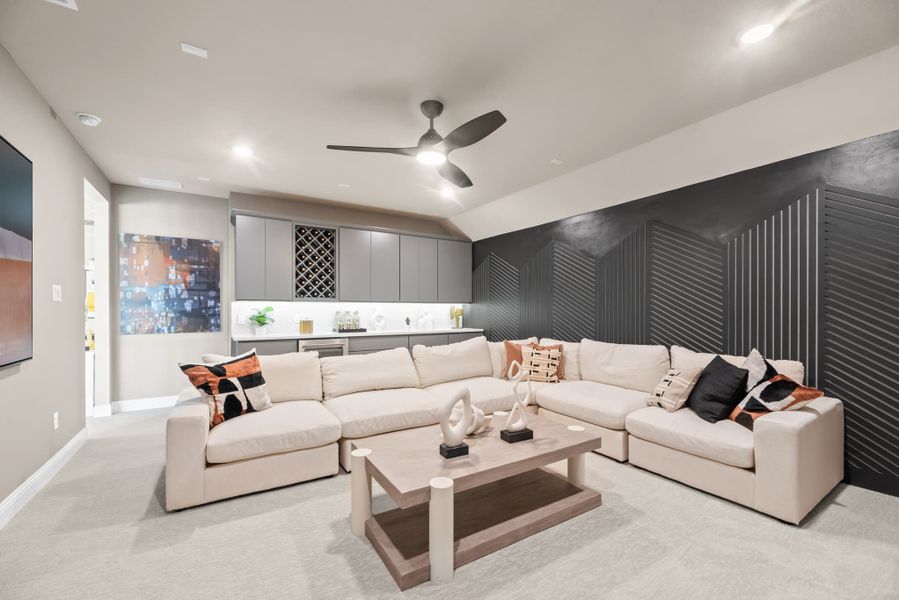 Furnished interior view inside a new home in Sweetgrass, Haslet (Image 28).