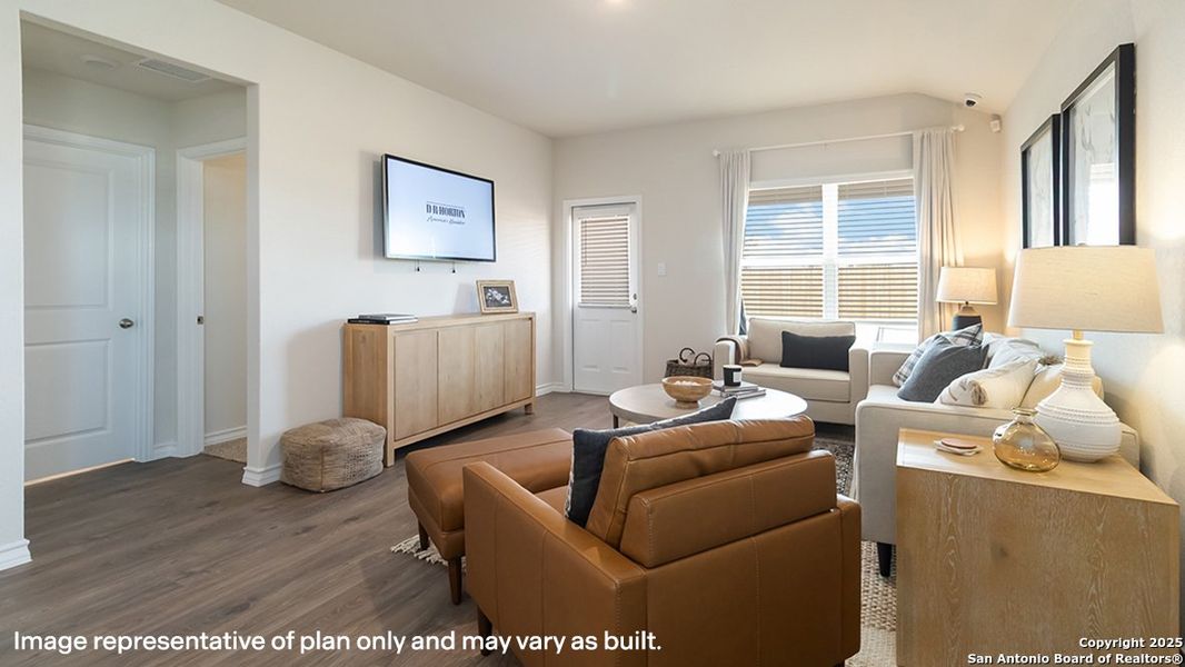 Furnished interior view inside a new home in Riverstone at Westpointe, San Antonio (Image 16).