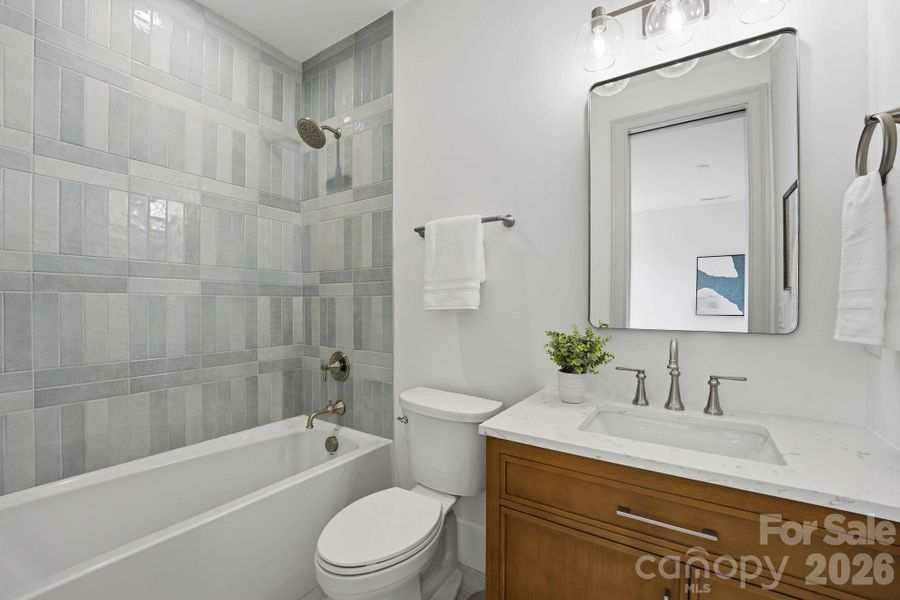 Furnished interior view inside a new home in , Charlotte (Image 38).