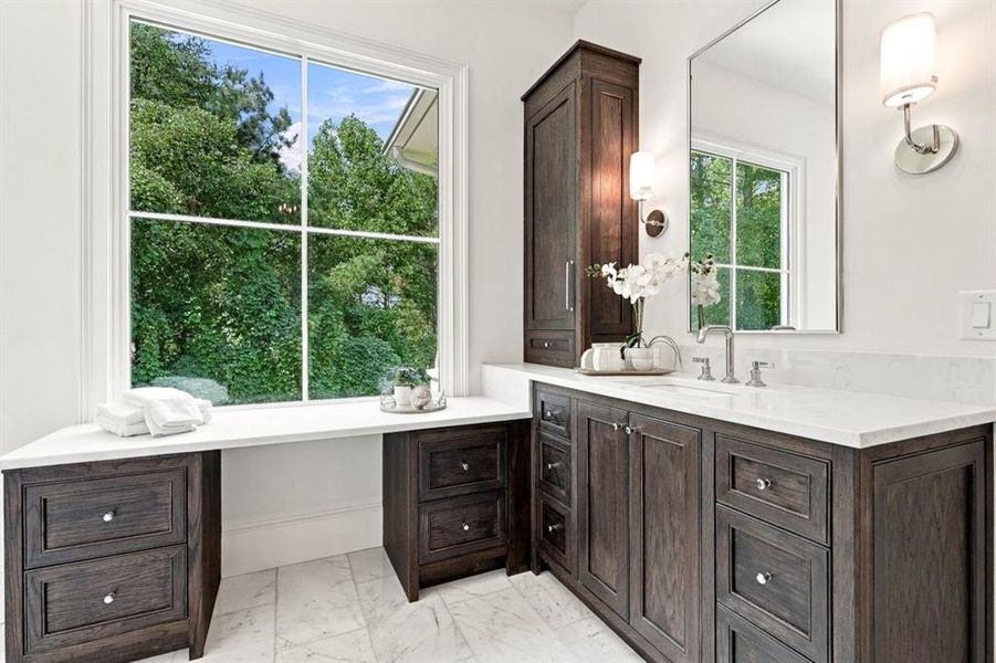 Furnished interior view inside a new home in , Roswell (Image 17).