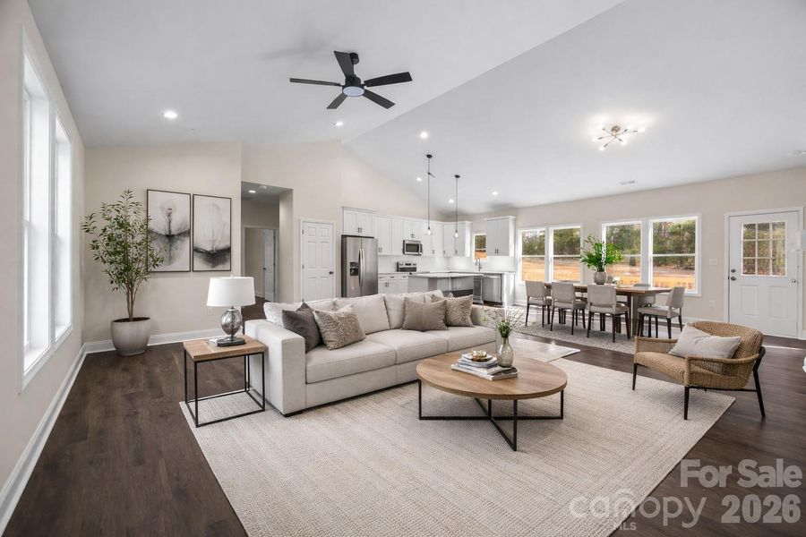 Furnished interior view inside a new home in , Shelby (Image 4).