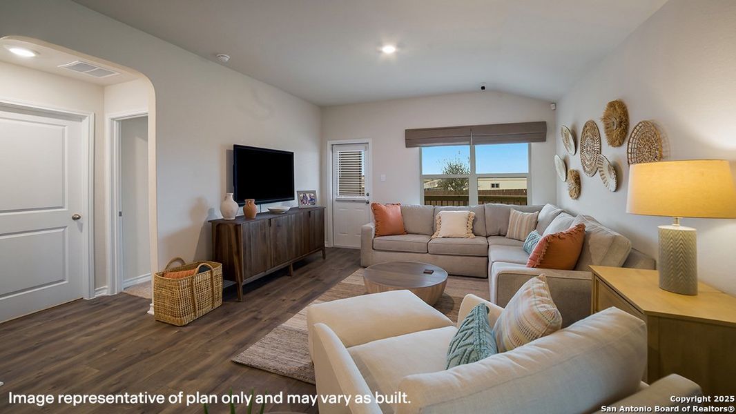 Furnished interior view inside a new home in Redbird Ranch, San Antonio (Image 6).
