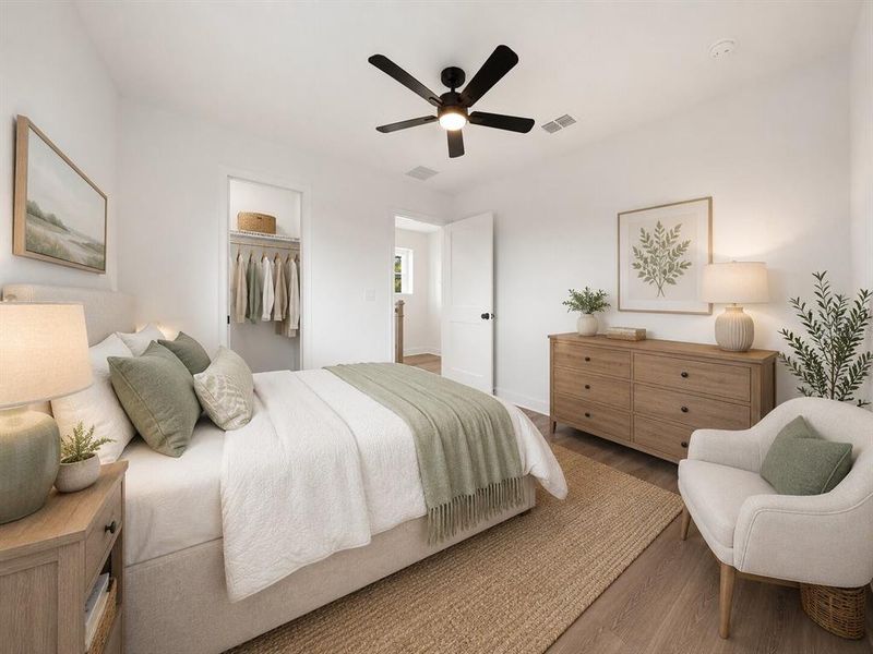 Furnished interior view inside a new home in , Eustis (Image 36).