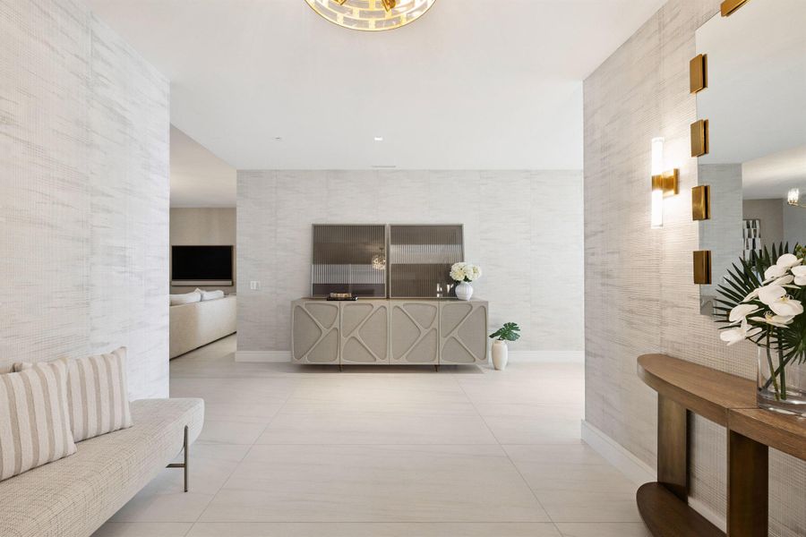 Furnished interior view inside a new home in , Boca Raton (Image 26).