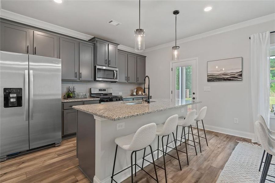 Furnished interior view inside a new home in Summerlin, Winder (Image 10).