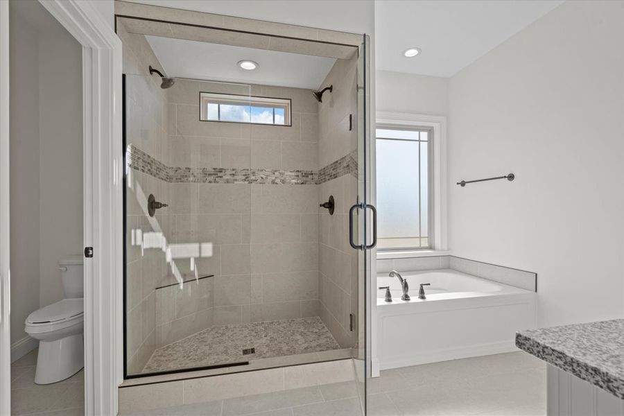 Representative furnished interior of a home built from the Converse by Enchanted Homes in Messer Farms, Inman (Image 9).