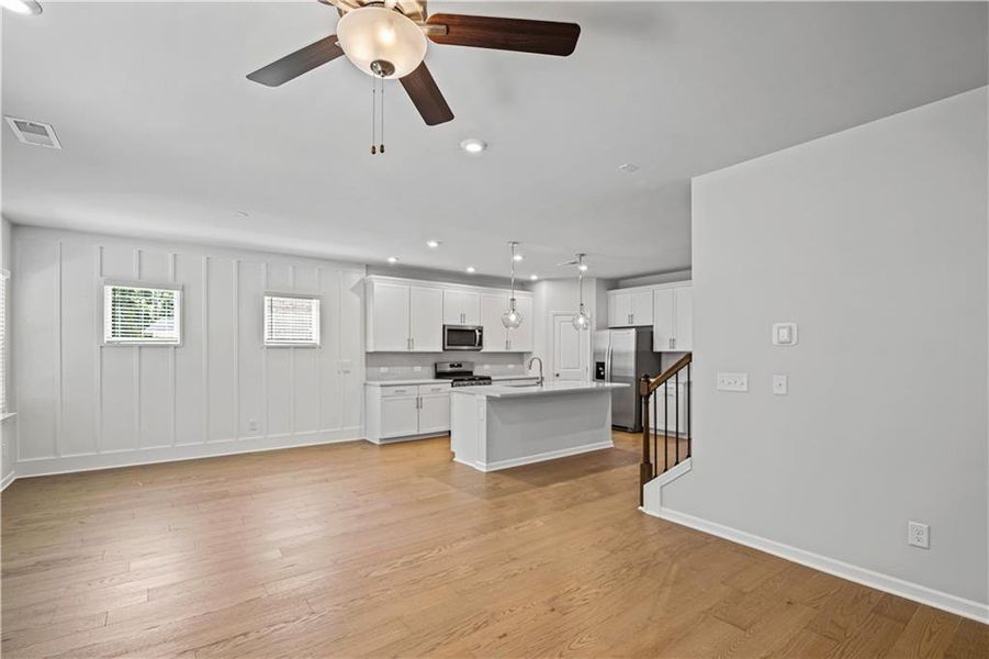 Furnished interior view inside a new home in Briar Creek, Atlanta (Image 5).
