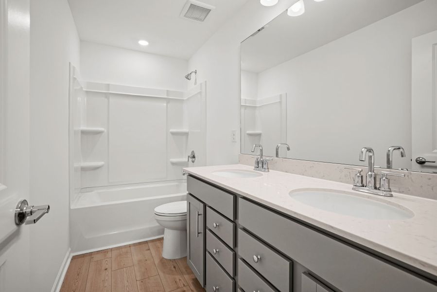Furnished interior view inside a new home in Michaux Gardens, Belmont (Image 40).