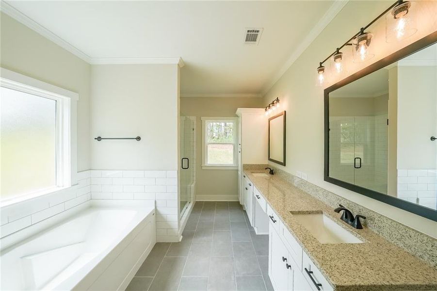 Furnished interior view inside a new home in , Rockmart (Image 6).