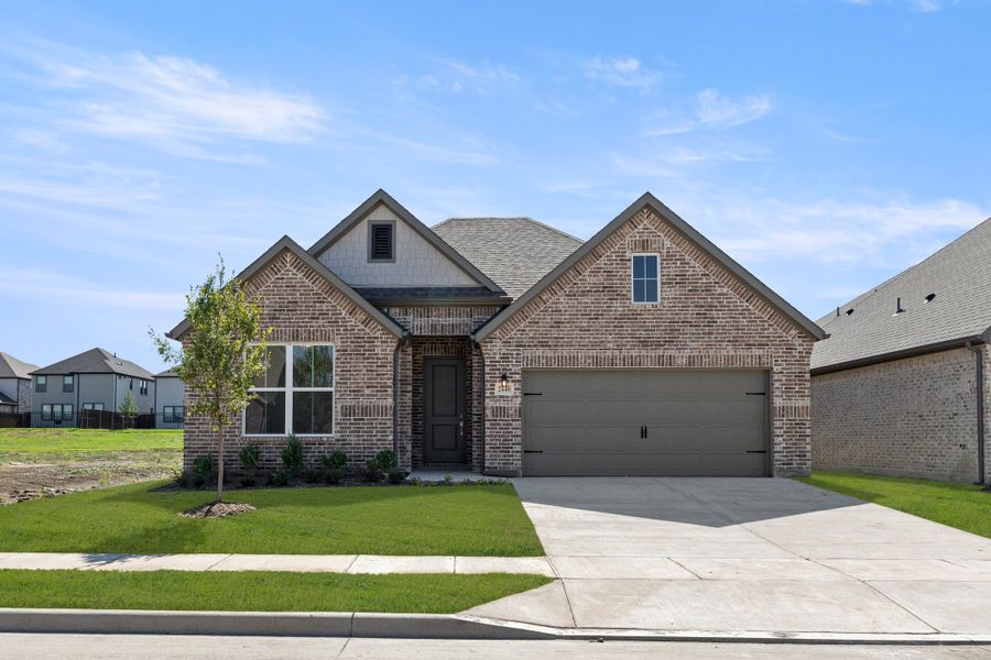 Representative exterior photo of a completed home built from the Patriot by Rockwell Homes in Creekside, Royse City, TX (Image 35). Representative exterior photo of a completed home built from the Patriot by Rockwell Homes in Creekside, Royse City, TX (Image 35).