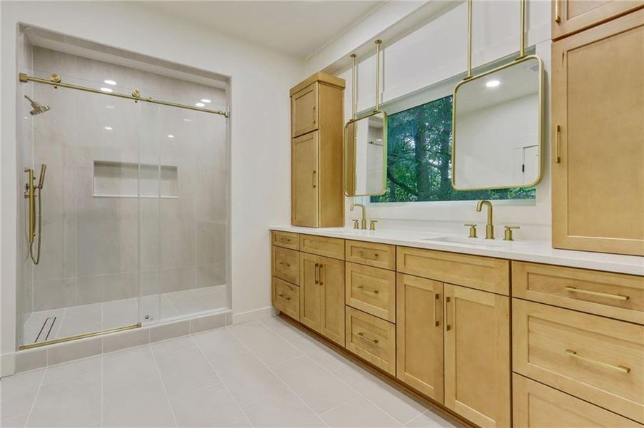 Furnished interior view inside a new home in , Marietta (Image 8).