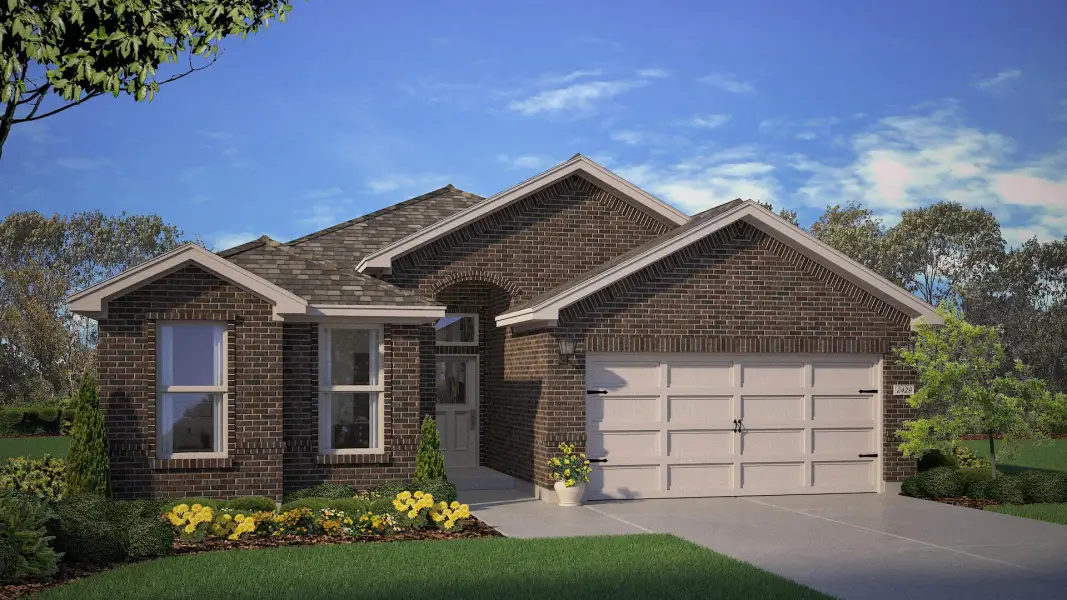 Representative exterior photo of a completed home built from the Portales by D.R. Horton in Northstar West, Fort Worth, TX (Image 24).