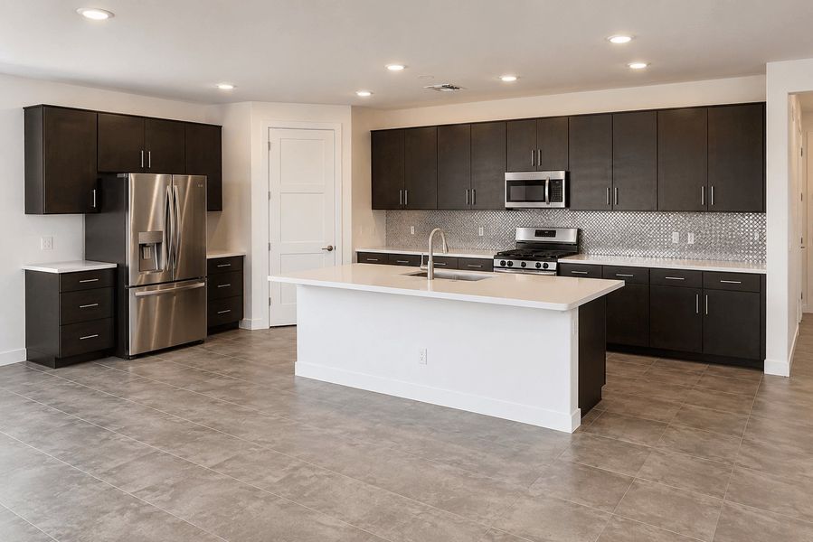 Furnished interior view inside a new home in The Grove at El Cidro, Goodyear (Image 6).