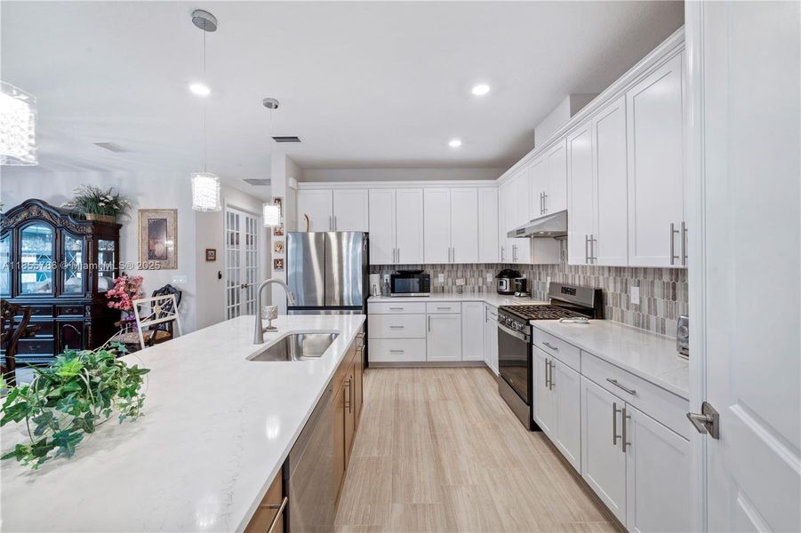Furnished interior view inside a new home in Del Webb Tradition, Port St. Lucie (Image 12).