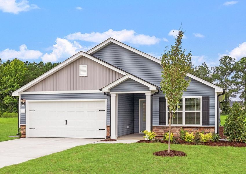 Angled view of the Blanco floor plan