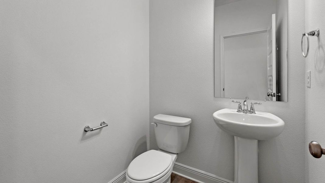 Representative unfurnished interior of a home built from the Camden by D.R. Horton in Owl's Head Farms, Freeport (Image 30).