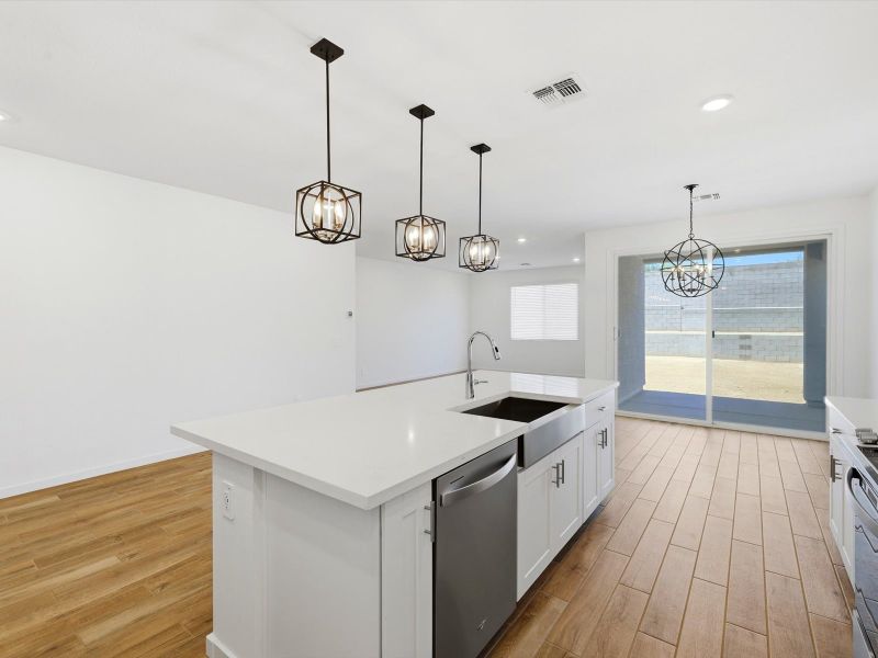 Furnished interior view inside a new home in Mesquite Mountain Ranch at Frontera, Surprise (Image 6).