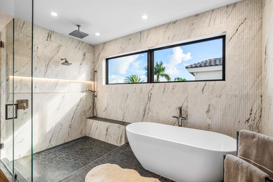 Furnished interior view inside a new home in , Boca Raton (Image 16).