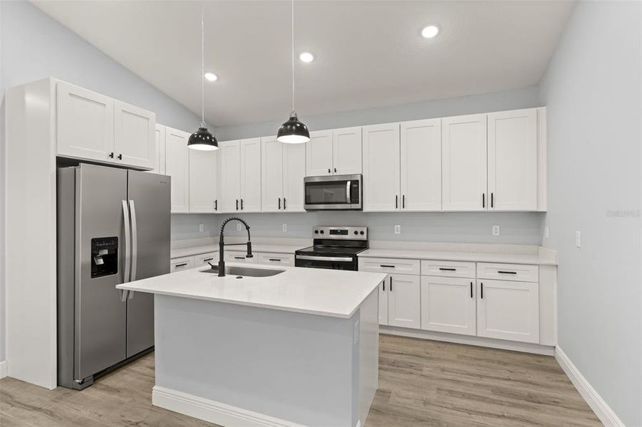 Furnished interior view inside a new home in , Orange City (Image 4).