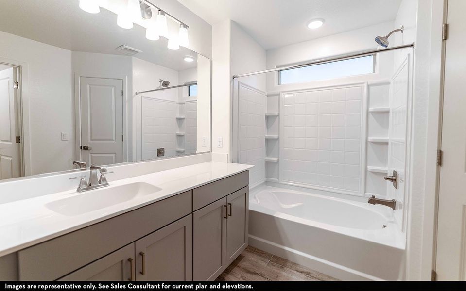 Representative furnished interior of a home built from the Choctaw by CastleRock Communities in Rancho Mirage, Maricopa (Image 4). Representative furnished interior of a home built from the Choctaw by CastleRock Communities in Rancho Mirage, Maricopa (Image 4).