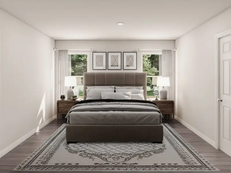 Furnished interior view inside a new home in Highland Forest, Gilmer (Image 12). Furnished interior view inside a new home in Highland Forest, Gilmer (Image 12).