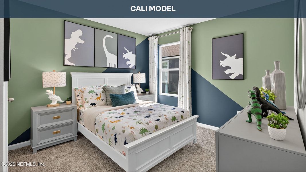 Furnished interior view inside a new home in Copes Landing, Jacksonville (Image 28).