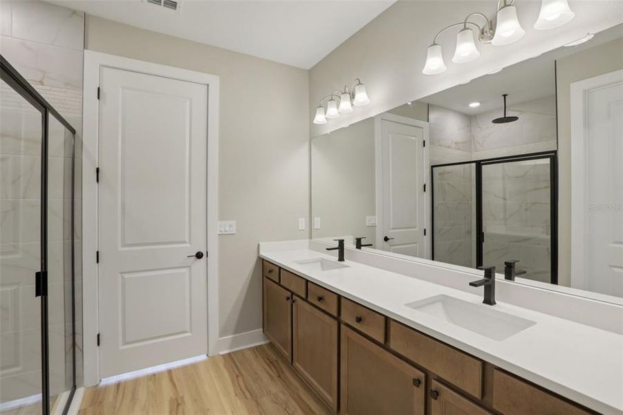 Furnished interior view inside a new home in Lagoon Residences at Epperson, Wesley Chapel (Image 5).