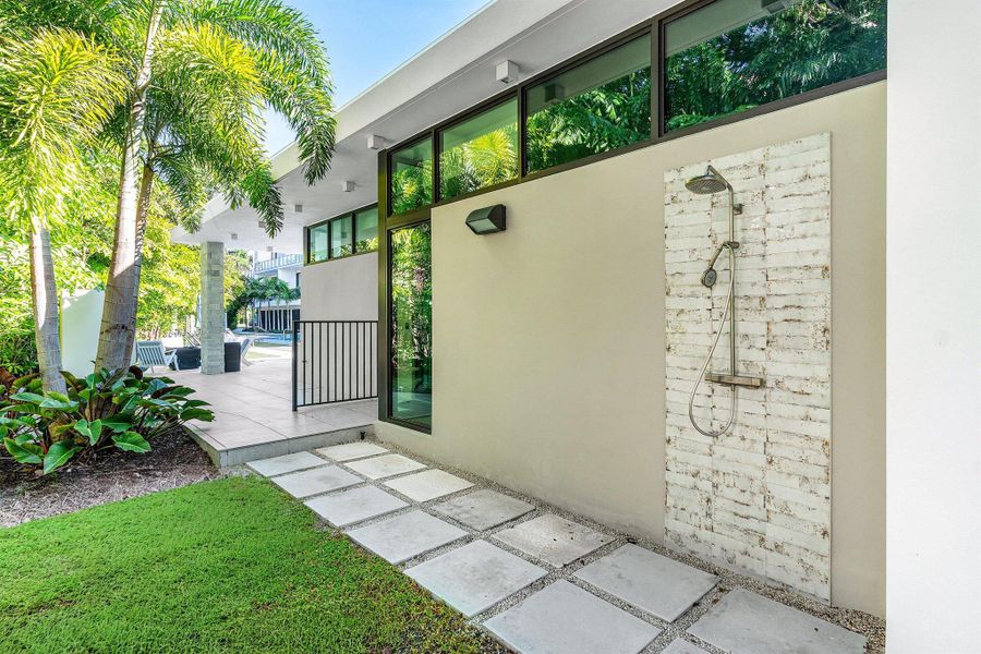 Exterior details and patio area of a home in , Delray Beach (Image 27). Exterior details and patio area of a home in , Delray Beach (Image 27).