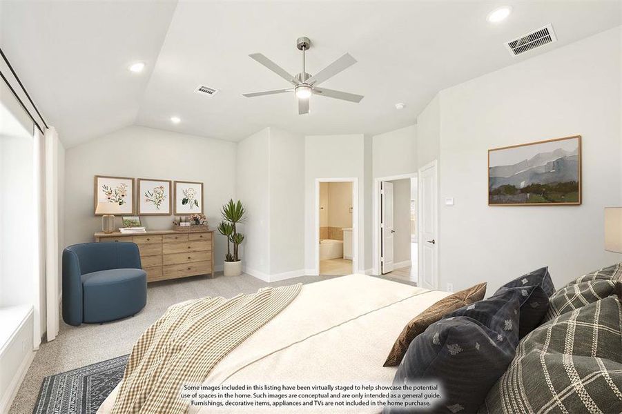 Furnished interior view inside a new home in Waverly Estates, Nevada (Image 13).