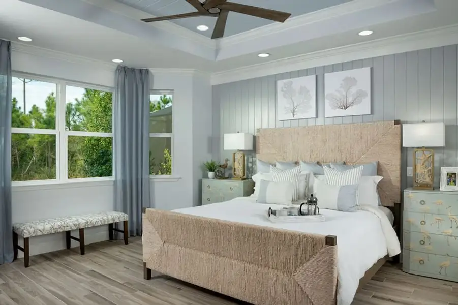 Representative furnished interior of a home built from the Parrot by Minto Communities in Latitude Margaritaville Watersound, Panama City Beach (Image 7). Representative furnished interior of a home built from the Parrot by Minto Communities in Latitude Margaritaville Watersound, Panama City Beach (Image 7).