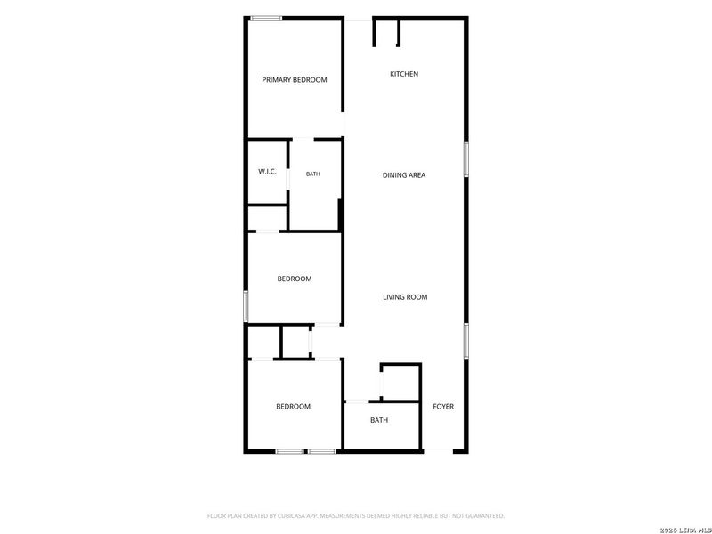 2D floor plan layout of this home in Rose Valley, Converse, TX (Image 5).