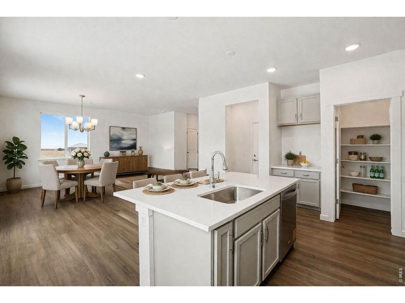 Furnished interior view inside a new home in Bloom, Fort Collins (Image 10).